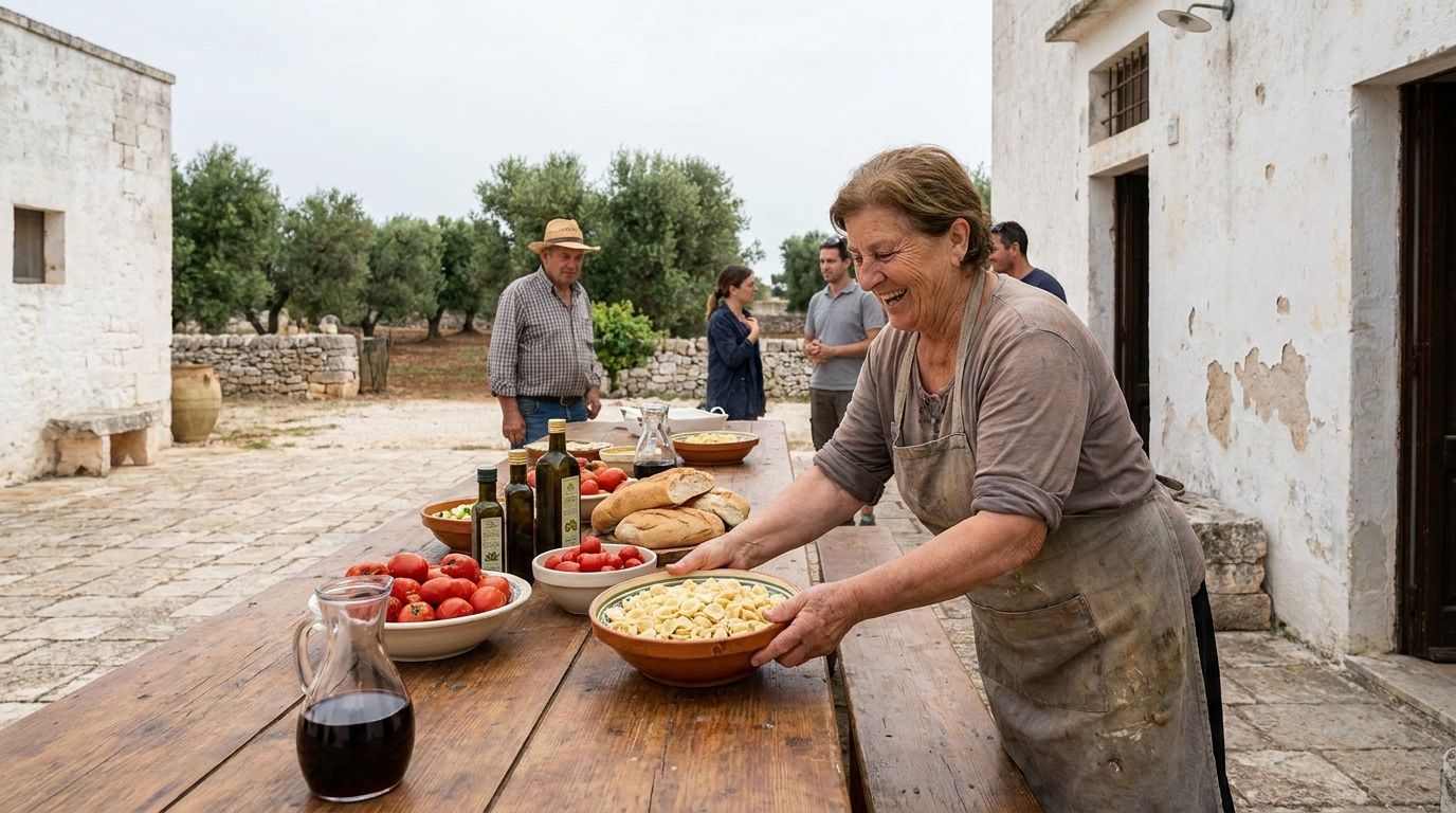 Olive oil and bread