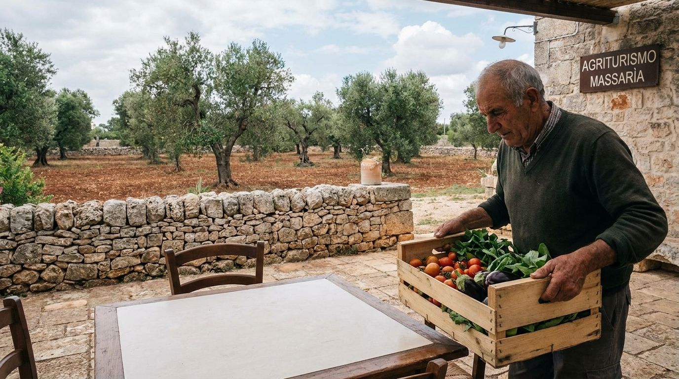 Fresh Mediterranean cuisine in Puglia