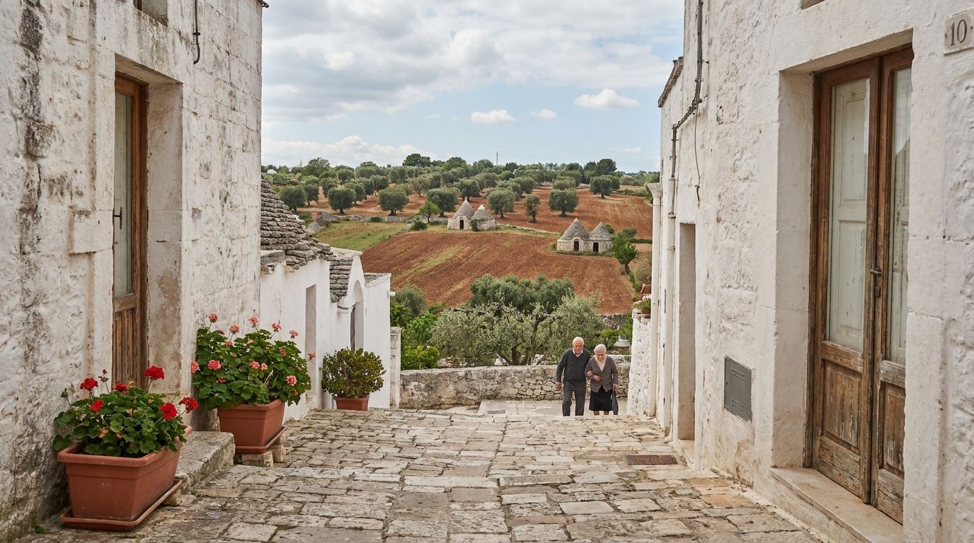 White streets of Ostuni, the White City