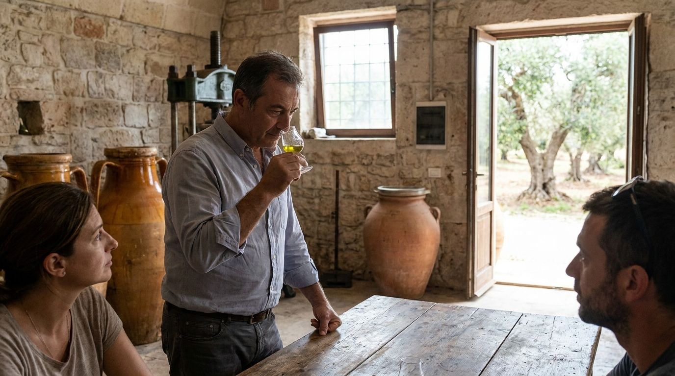 Cover image for: Olive Oil Tasting in Puglia: Where to Go & What to Expect